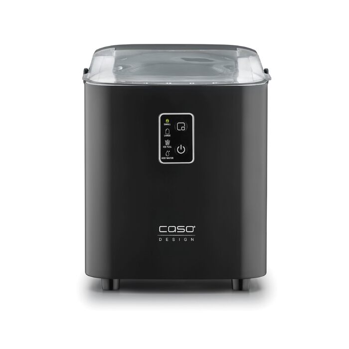 Льодогенератор Caso IceChef Compact: швидке виробництво льоду (12 кг/24 год), самоочищення, 1л резервуар, з лопаткою