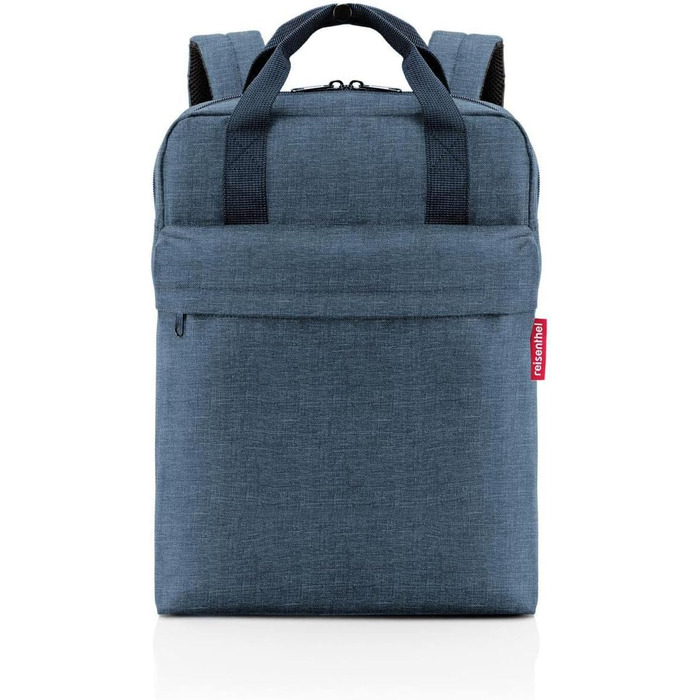 Рюкзак reisenthel allday M Twist Blue – універсальний водонепроникний для подорожей, роботи, покупок, ручна поклажа