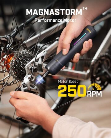Акумуляторний шуруповерт Fanttik S2 Pro 3.7V, 7 моментів (0.5-6 Нм), 20 біт, адаптер 90°, для меблів та ремонту