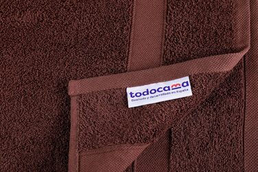 Рушники для душу Todocama 70x140 см, 100% бавовна, 550 г/м², надзвичайно м’які, високопоглинаючі, швидковисихаючі, шоколадного кольору