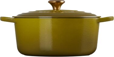 Le Creuset Signature Сковорода-жаровня з кришкою, чавун, Ø 28 см, 4.2 л, Ocean (оливковий зелений)