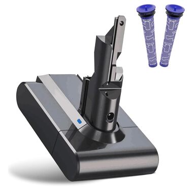 Акумулятор Li-ion V10 8000mAh/8.0Ah для пилососа Dyson V10 (SV12 Animal, Absolute, Motörhead, Fluffy) - сірий