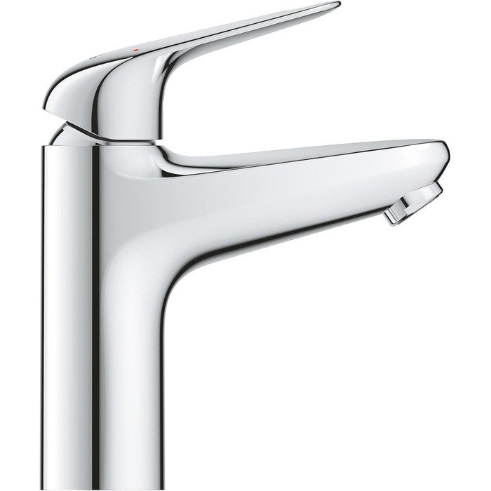 Змішувач для ванної кімнати GROHE Swift, хром, з донним клапаном, 18 см, з інструментом 3в1, економічний, Push-Open