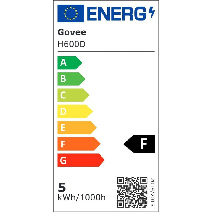Розумна LED лампа Govee GU10 RGBWW, Matter, Alexa, Google Home, 400Лм, WLAN, регулювання яскравості, зміна кольорів, синхронізація з музикою, 4 шт