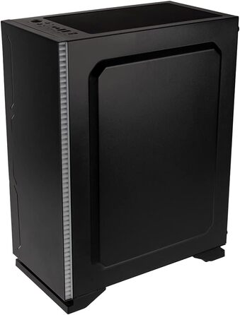 Корпус для ПК Kolink Inspire K11 ARGB Midi-Tower, чорний, з боковою панеллю з загартованого скла, RGB-вентилятор, підтримка водяного охолодження, ATX