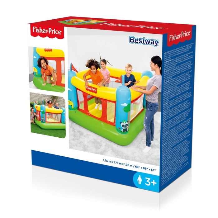 Дитячий надувний замок-батут Bestway Fisher-Price