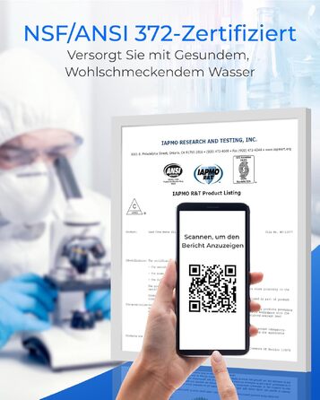Waterdrop G2P600 Система фільтрації води зворотного осмосу, 8000 літрів, очищення 2:1, без баку, пом'якшувач води RO під мийку G2-600G