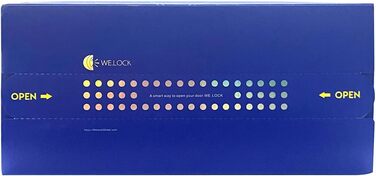 Електронний дверний замок WELOCK PCB01 з паролем, RFID-карткою та Bluetooth, водонепроникний, для дверей 50-100 мм