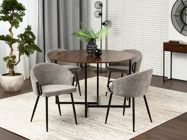 Стілець Mebel-Partner, тканина, бежевий, 1 шт.