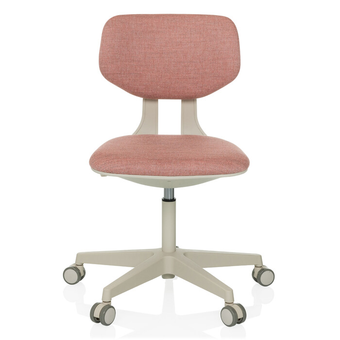 Дитячий письмовий стілець / дитячий стілець KID CLASSIC тканина рожевий hjh OFFICE