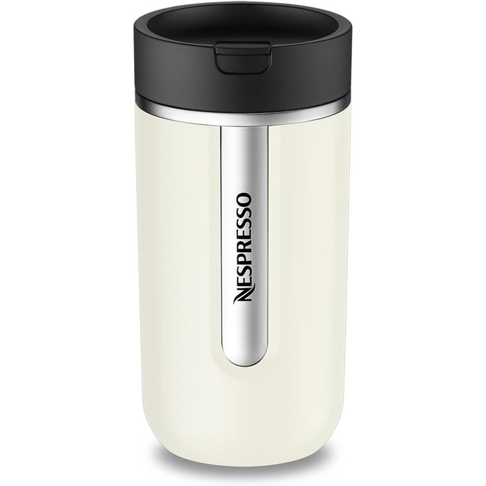 Термокружка Nespresso Travel Mug Small Sage Green 300 мл - Зелений салат, з кришкою, з нержавіючої сталі, для кави, чаю, матча