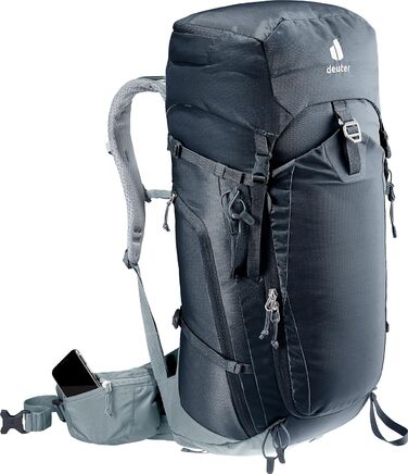 Рюкзак Deuter Trail Pro 36 л для туризму та альпінізму, чорний (модель 2024)