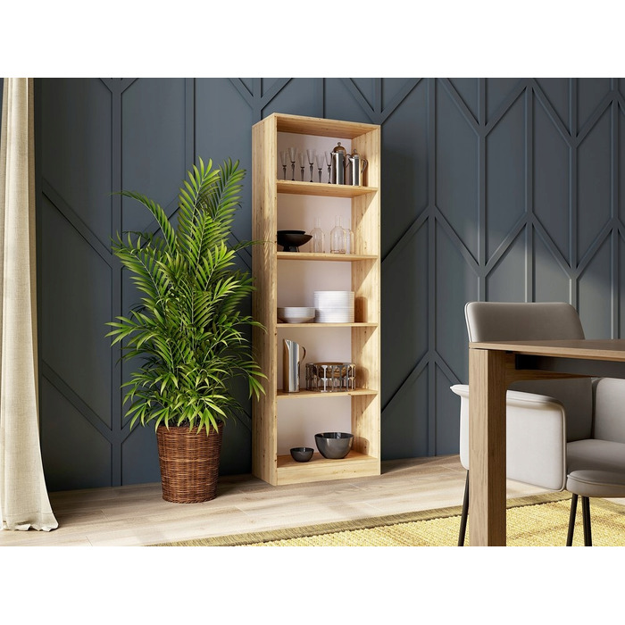 Стелаж TopEshop 60 x 30 x 182 см, дуб