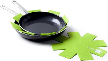 Набір захисту для пательні GreenPan, 27/34/40 см, 3 шт, чорний