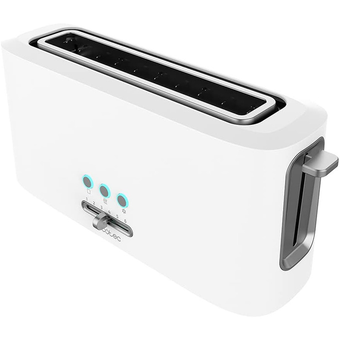 Тостер Cecotec Toast&Taste 9000/10000, білий, з широкими слотами