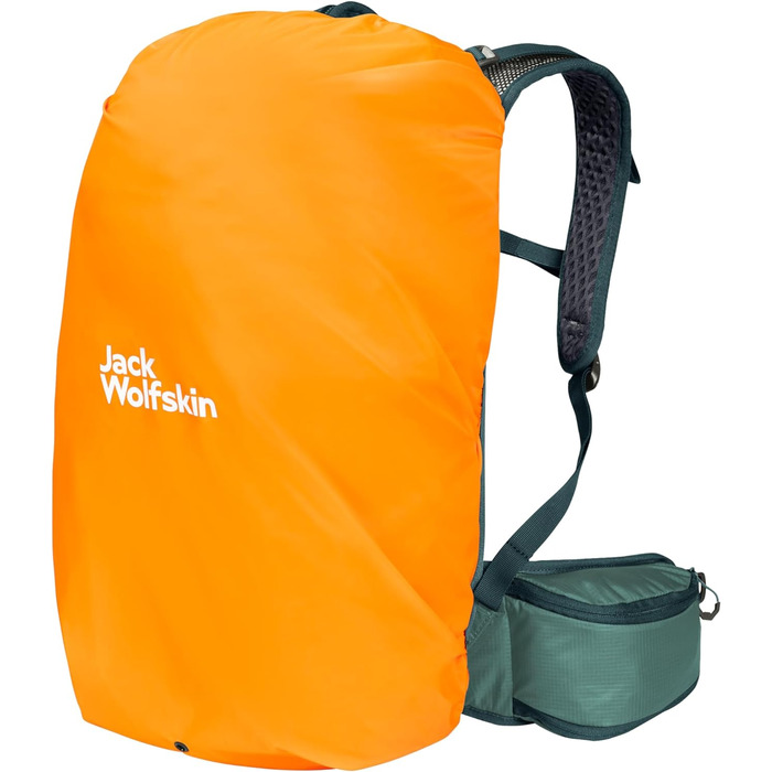 Рюкзак Jack Wolfskin Cyrox Shape 25 S-L унісекс для туризму, нефритово-зелений, універсальний розмір