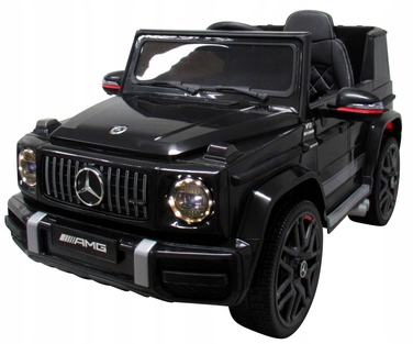 Дитячий електромобіль Mercedes G63 з шкіряним сидінням та пультом керування