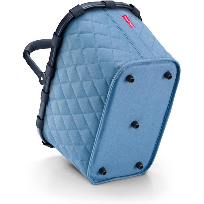 Кошик для покупок Reisenthel Carrybag Rhombus Blue, водовідштовхувальний, міцний, з великою місткістю та внутрішньою кишенею