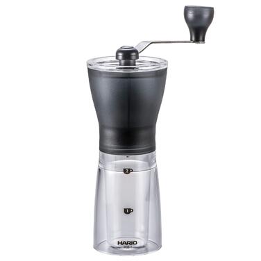Кавомолка ручна Hario Mini Mill Slim MSS-1B – компактна, для свіжого помелу кави