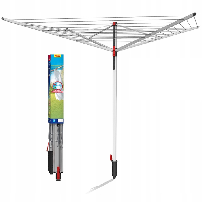 Садова сушарка для білизни Vileda Sun Lift XL, 50 метрів ліній, комплект