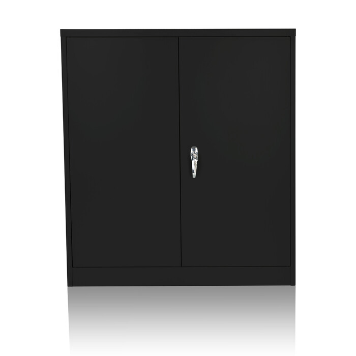 Шафа для документів COLOR AS, 105 x 90 x 40 см, металева, чорна, hjh OFFICE