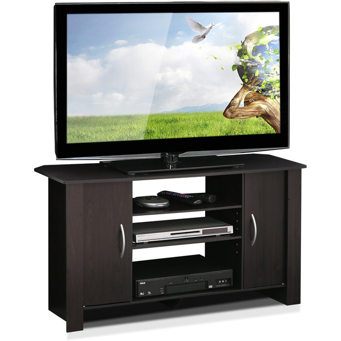 ТВ-тумба Furinno Econ, розважальний центр, еспресо, 106.9x57.9x34.3 см