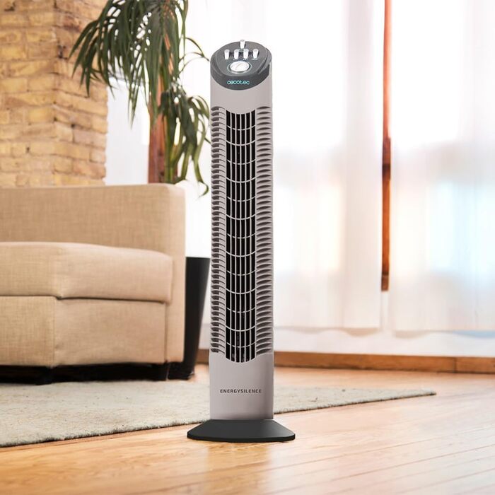 Вентилятор Cecotec EnergySilence 790 Skyline 50W, 76 см, механічний, з таймером, білий
