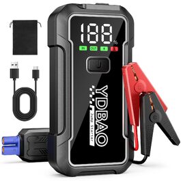Бустер для автомобіля Starthilfe Powerbank 8000A 12V — Пусковий пристрій для автомобільного акумулятора (9188DE)