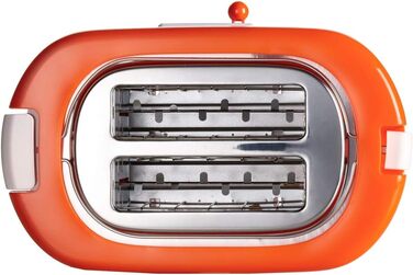 Тостер Ariete 159 Toasttime, 2 скибки, 700 Вт, 9 режимів, біло-оранжевий