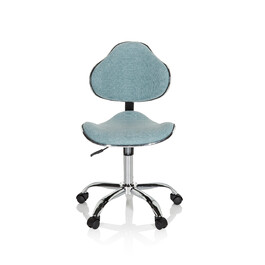 Дитячий письмовий стілець / дитяче крісло KIDDY GTI-3 тканина м'ята hjh OFFICE