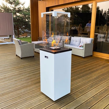 Газовий обігрівач-камін для тераси KRATKI PATIO 8,2 кВт (комплект з чохлом)