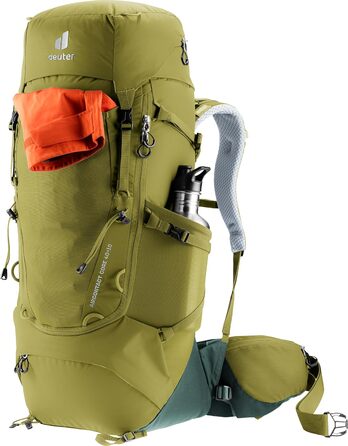 Туристичний рюкзак Deuter Aircontact Core 40+10 л, зелений, модель 2024, для трекінгу