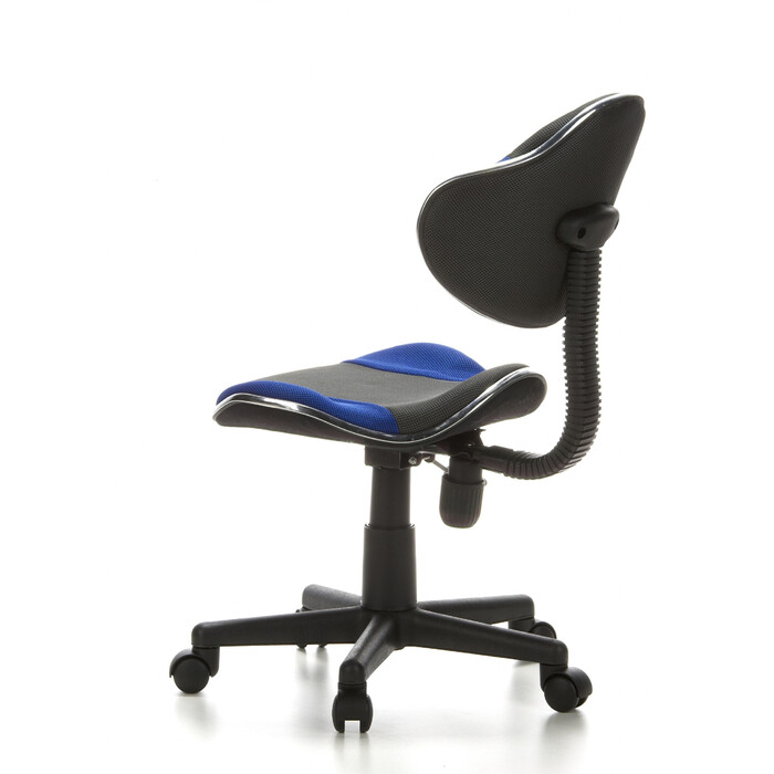 Дитяче письмове крісло KIDDY GTI-2, оббивка тканина, сіро-блакитне, hjh OFFICE