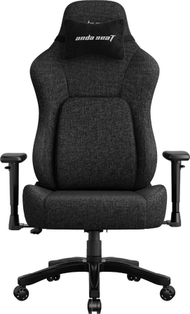Крісло геймерське ігрове Anda Seat Phantom 4 L до 90 кг Black Fabric (AD18YSD-72-B-F-B01)