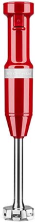 Погружний блендер KitchenAid 5KHBV83EER Empire Red з насадками: подрібнювач, вінчик, мірний стакан 700 мл, захист посуду, 180 Вт