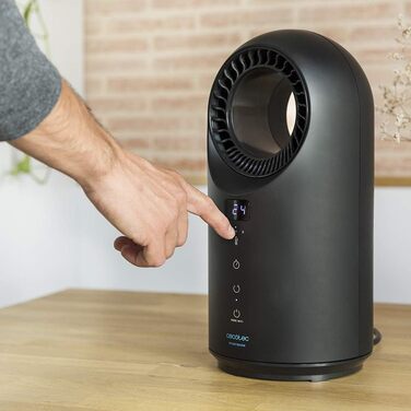 Конвектор Cecotec Warm 8400 Bladeless Connected: WiFi, сенсорне управління, 1500W, чорний