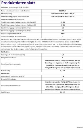 Мобільний кондиціонер COSTWAY 16000 BTU: охолодження, обігрів, осушення, вентиляція, нічний режим. Для приміщень до 150 м². З пультом та керуванням через додаток, таймер 24 год, 4700 Вт, ≤57 дБ