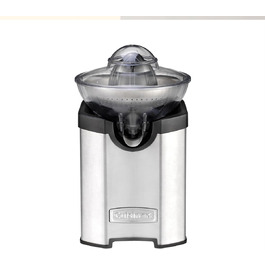 Електрична цитрусова соковижималка Cuisinart з нержавіючої сталі, компактна, для апельсинів, лимонів, лаймів, грейпфрутів, без крапель, підходить для посудомийки
