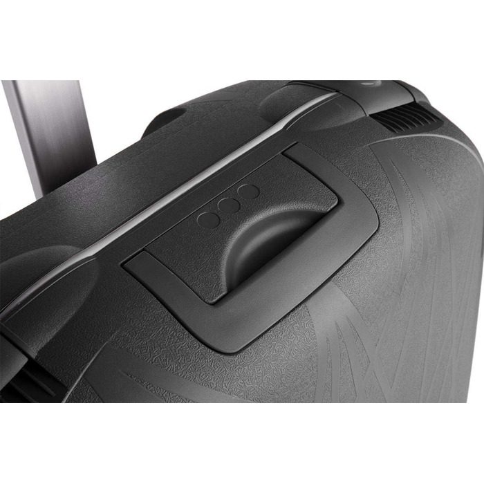 Валіза Roncato Light 55 см, 41 л, чорна, легка дорожня валіза