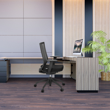 Офісне крісло / Поворотне крісло ASPEN Mesh Black hjh ОФІС