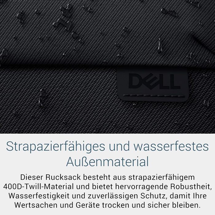 Рюкзак для ноутбука Dell EcoLoop Backpack CP5626, 23л, чорний, з перероблених матеріалів