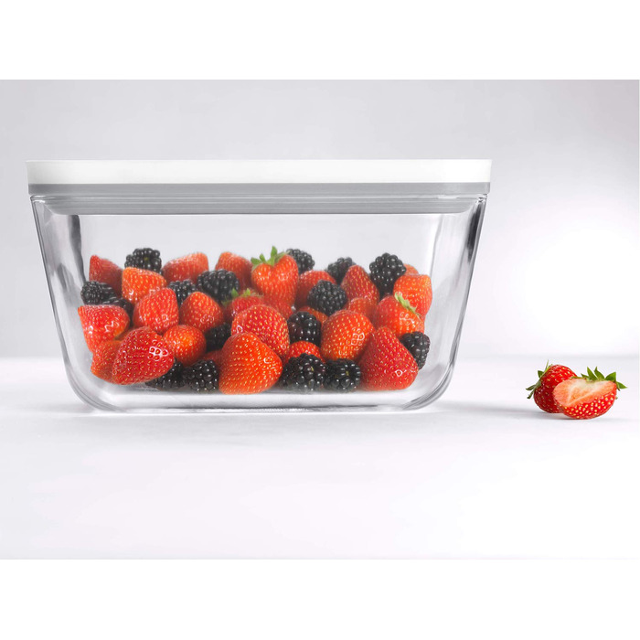 Набір контейнерів для вакуумної упаковки Zwilling Fresh & Save S/M/L (3 шт.), скло, білий