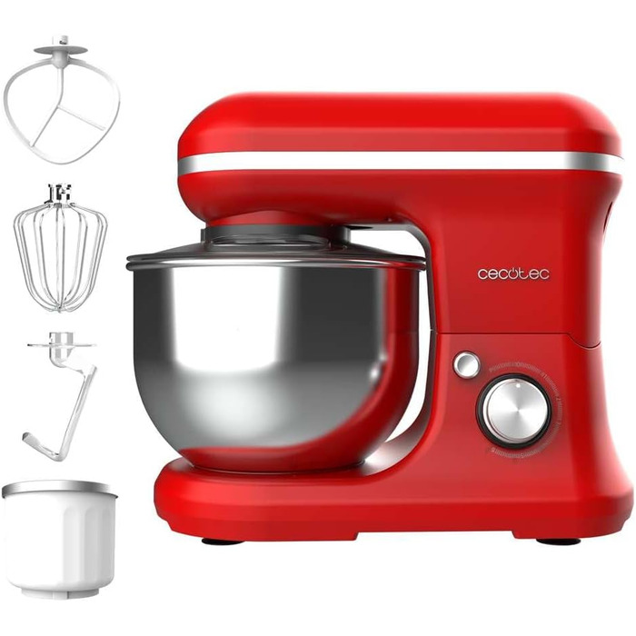 Міксер Cecotec Cecomixer Merengue 5L 1200W: 6 швидкостей, нержавіюча чаша 5л, 5 функцій + збирання морозива