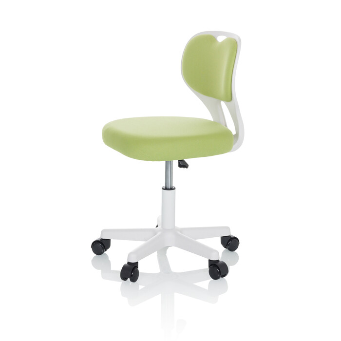 Дитячий стілець для письмового столу KIDDY TOP W, оббивка тканина, зелений, hjh OFFICE