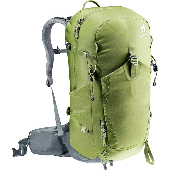 Рюкзак для чоловіків Deuter Trail Pro 33 л для альпінізму та туризму, meadow-graphite