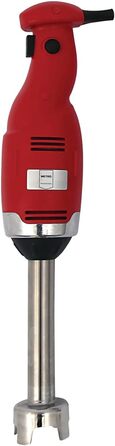 Занурювальний блендер METRO Professional GSM1010, 250 Вт, 20 см, знімна насадка, червоний, для 10 л