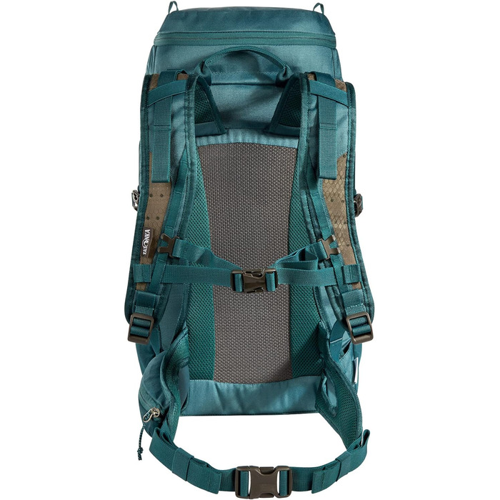 Рюкзак для туризму Tatonka Hike Pack 32 л із вентиляцією спини та дощовиком, легкий і зручний, бірюзово-зелений