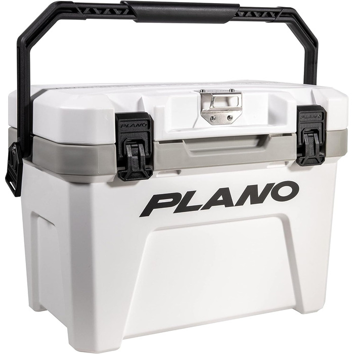 Термоконтейнер Plano Frost 21 л з кошиком, білий/чорний, ізоляційний бокс для льоду для кемпінгу, риболовлі, пікніка