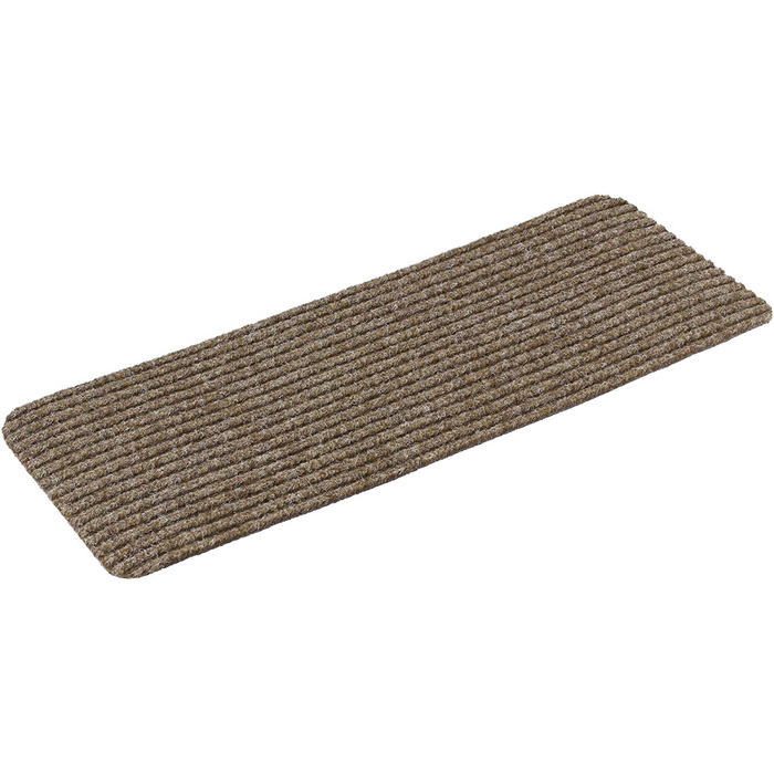 Набір килимків для сходів Metzker Tulus, прямокутні, самоклеючі, 60x25 см, світло-коричневі, 15 шт.