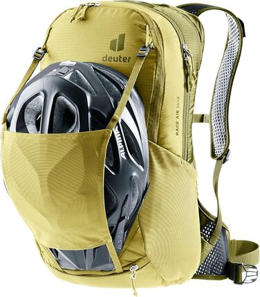 Велосипедний рюкзак Deuter Race Air 14+3 л, лінден-кактус, вентиляція спини